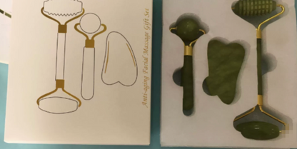 Jade Trio Facial Roller Kit