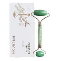 Mount Lai De-Puffing Jade Roller for Face Best Massage Face Sculpting Tool for Women to De-Puff Soothe and Reveal Radiant Skin Authentic Jade Facial Roller Skin Care