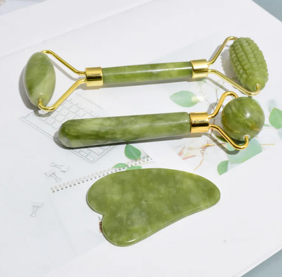 Jade Trio Facial Roller Kit