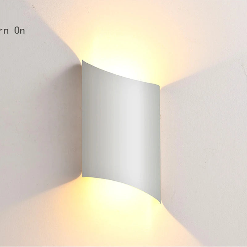 14W LED Wall Lights For Living Room Modern Lighting Black Gold Wall Mount Sconce Bedroom Light Indoor Wall Fixtures Up Down Lamp