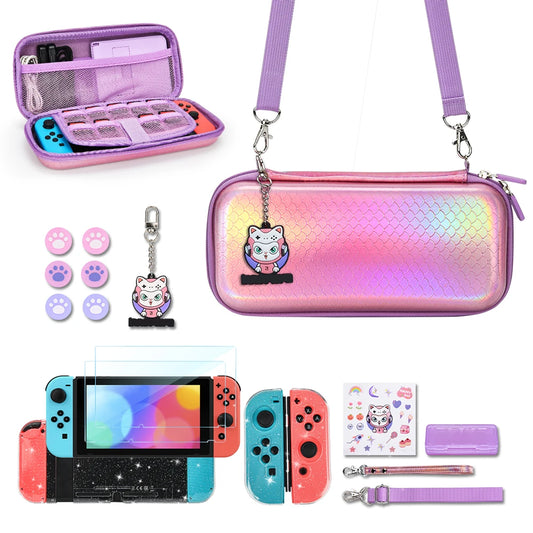 Switch Accessory Carrying Case portable gaming console pouch