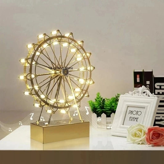 Advanced Version Designer LED Creative Light Luxury Home Living Room  with Rotating Luminous  Indoor Lighting Decoration Lamp