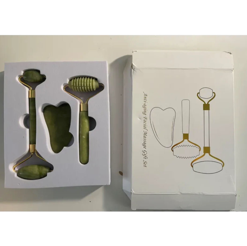 Jade Trio Facial Roller Kit