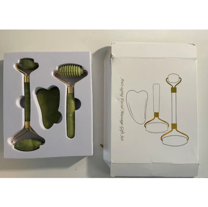 Jade Trio Facial Roller Kit