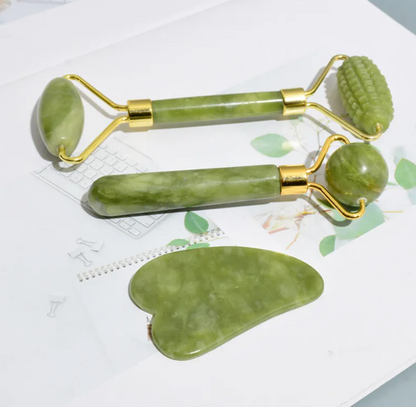 Jade Trio Facial Roller Kit